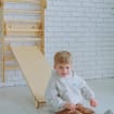 Swedish wall ladder for kids furniture, Toddler gym, Indoor play gym, Kids gym ,Toddler climbing wall, Toddler climbing gym, Sprossenwand - Image 2