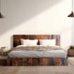 Sky Bed - Quick Ship - Barnwood Reclaimed Aesthetic - Modern Rustic - Solid Wood - Platform Bed Frame & Headboard - Handmade in USA - Image 2