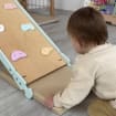 88x70" Baby Mobile Big Montessori Play Gym with Large Indoor Slide & Waldorf Soft Play Mat, Kids Furniture Home Gym Unique Gift, Babyzimmer - Image 2