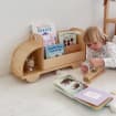 Christmas Gift for Toddler - Truck Bookcase, Montessori bookshelf, Unique Baby present, Nursery shelves, 1 year old gift, Waldorf furniture - Image 2