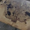 Live edge end table Handmade Coffee Table Round Coffee Table Coffee Table Rustic, Live Edge Coffee Table Dragon Wood Exotic Wood Slab Table - Image 2