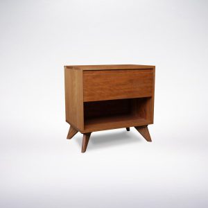 il_1000x1000.1196422031_r0kz.jpg Cube Side Table - Midcentury Modern Side Table - Solid Wood Side Table with Drawer - Maple, Cherry, Oak, Walnut Side Table
