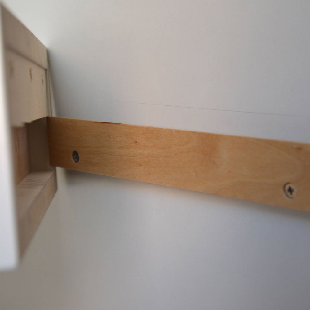 Minimalist floating nightstand with oak drawer | medium size | 2 pcs. (pair) - Image 9