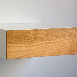 Minimalist floating nightstand with cherry drawer | 3 sizes | single or double