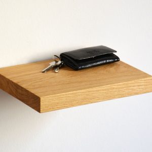 Oak floating shelf / floating entryway shelf / floating kitchen shelf / floating bedside shelf