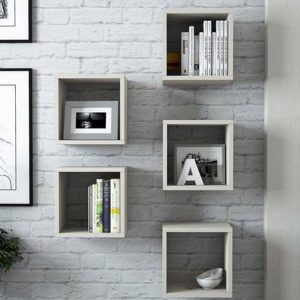 Square Shelves,cube shelf,wall Bookcase,Modern bookshelf,Wall bookshelves,modular wall shelving,hanging shelf,handmade furniture