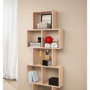 bookcase,floating bookshelf,bookshelves,asymmetrical bookshelf,handmade furniture,personalized gifts