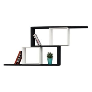 black and white wall shelves,wood wall shelves,modern decor shelves