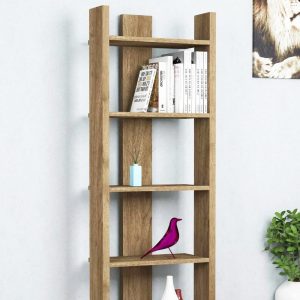 Handcrafted Wooden Bookshelf - Rustic Farmhouse Style - Tall Bookcase For Living Room -Custom Sizes Available
