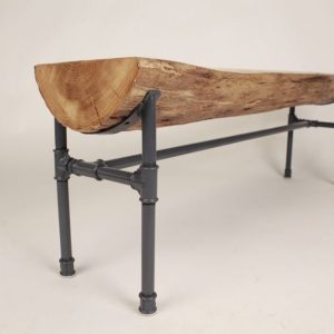 Industrial bench, reclaimed wood bench,rustic bench, farmhouse bench