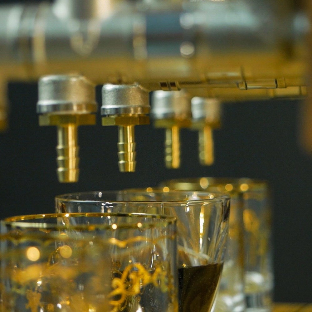 Five Optics Wall Mount Drinks Dispenser - Whiskey Dispenser And Smoker Kit Set - Unique Gifts - Bachelor Party Decor- Industrial Bar Decor - Image 7