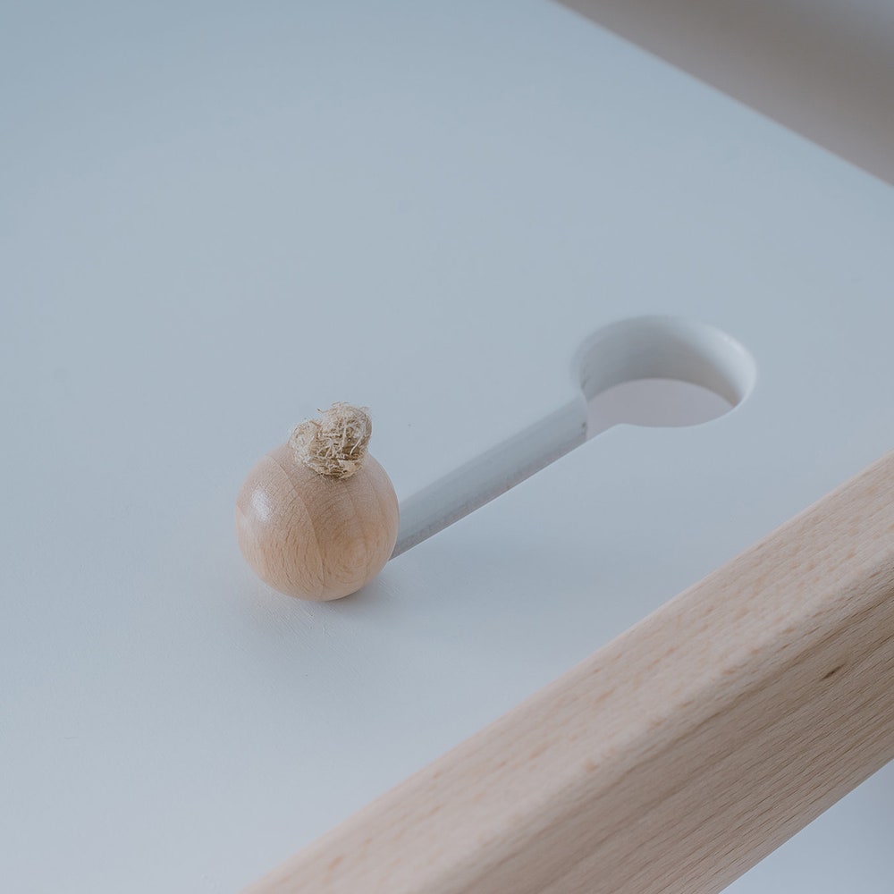 Clothing rack type B with shelf for kids combined with a MAXI and a MAXI + shelf Kid wardrobe - Image 7