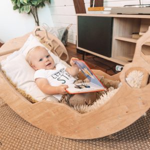 Montessori furniture, Balance board, Baby climber, Toddler climber Climbing arch Montessori ladder Wooden activity gym