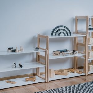 il_1000x1000.2647313549_nlgh.jpg Montessori MIDI shelf white Toy storage Bookcase Baby registry item Gift for kids