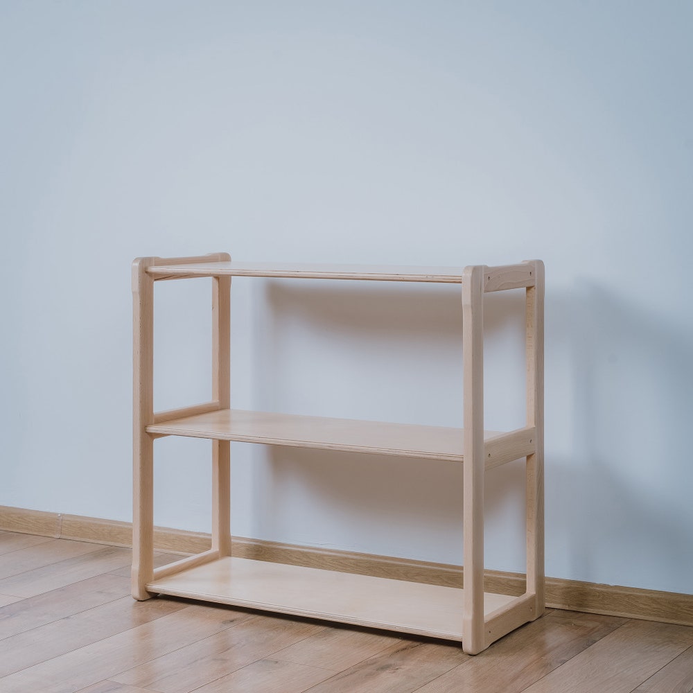 KIKI DOLLHOUSE shelf, MONTESSORI Bookshelf, Wooden Furniture for Nursery, Playroom Décor, Gift for kids - Image 5