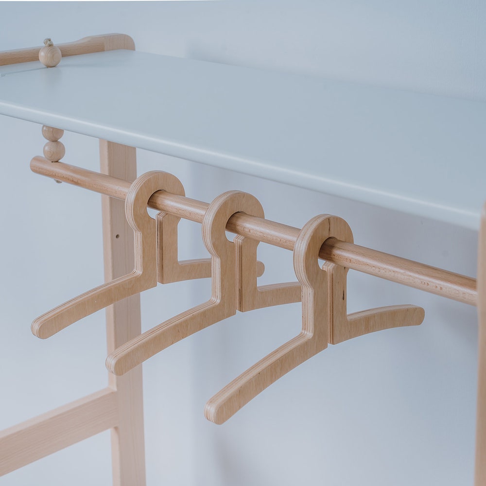 Clothing rack type B with shelf for kids combined with a MAXI and a MAXI + shelf Kid wardrobe - Image 6