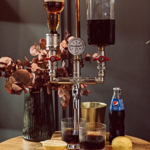 Alcohol Dispenser for Liquor Bottles - Jack and Coke Mixer -Unique Gift for Friends - Birthday Party - Man Cave Home and Kitchen Decor