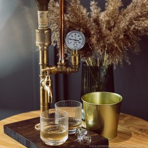 Steampunk Whiskey Dispenser - Distinctive Home Bar Addition, Memorable Gift for Him, Celebrate Special Occasions, Daughter Gift For Dad