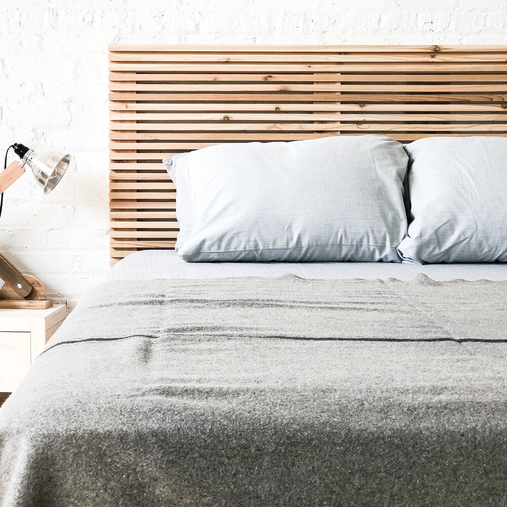 The Carolina Bed - Platform Bed and Headboard - Natural Solid Wood - Rustic Modern - Mid Century - Farmhouse - Organic - Handmade in USA - Image 9