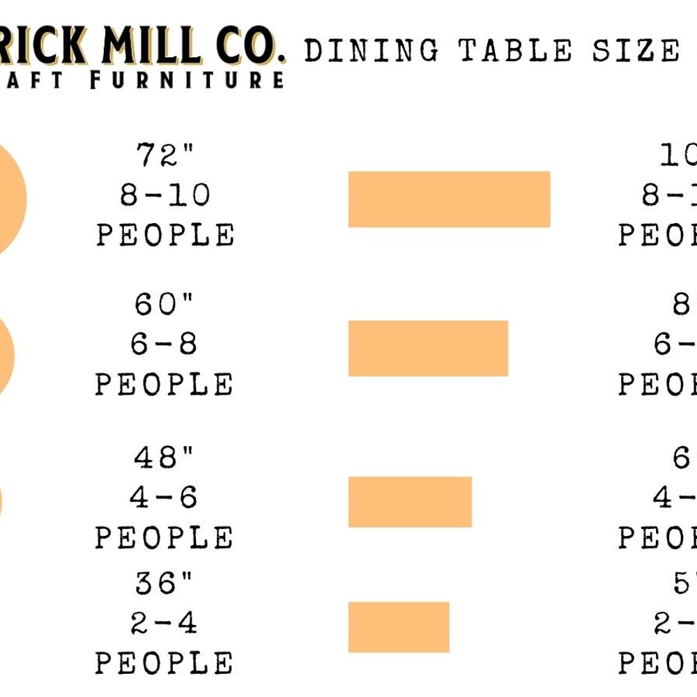 The Allen White Oak Dining Table, Rustic Kitchen Table, Solid Wood, Wooden Dining Table, Mid Century, Farmhouse, Dine Table - Image 9