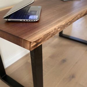 Solid Walnut Live Edge Desk