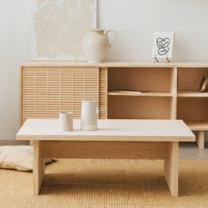 Solid wood coffee table, living room table - Binibeca