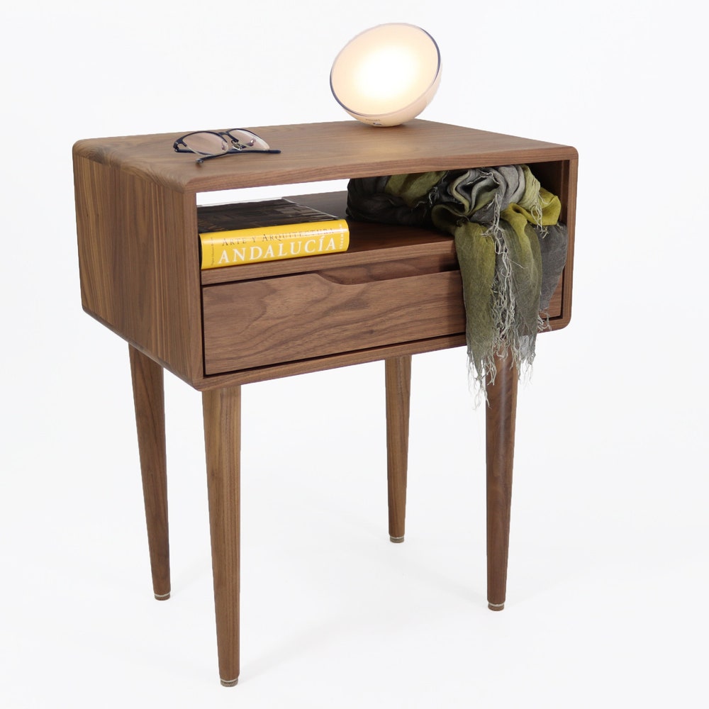 Nightstand in solid Oak or Walnut. - Image 5