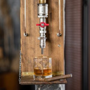 Alcohol dispenser, Steampunk Pipe Liquor Dispenser,  Wall Mount Drinks Liquor Dispenser, Whiskey Dispenser, Bourbon Dispenser, Gifts For Him