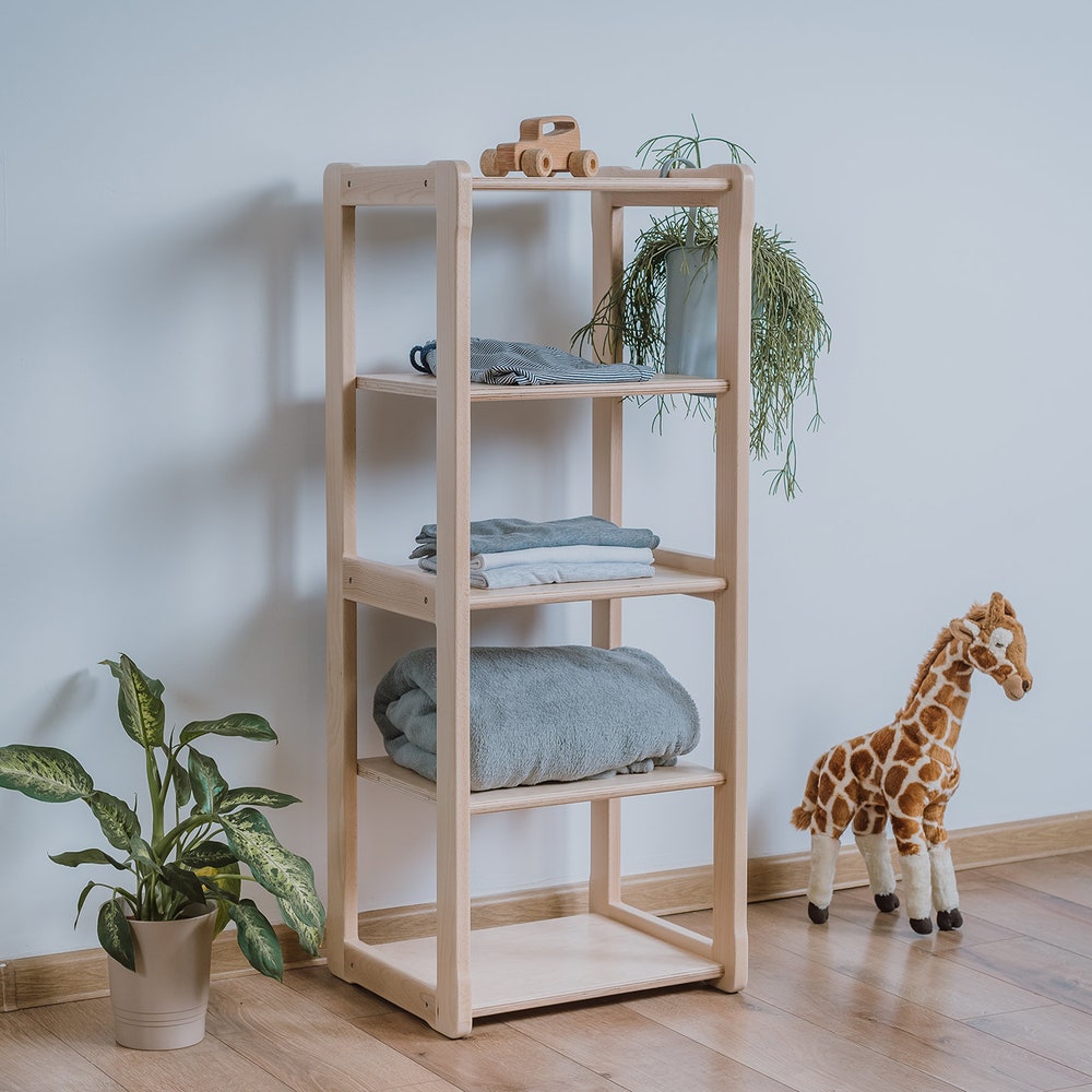 Clothing rack type B with shelf for kids combined with a MAXI and a MAXI + shelf Kid wardrobe - Image 9