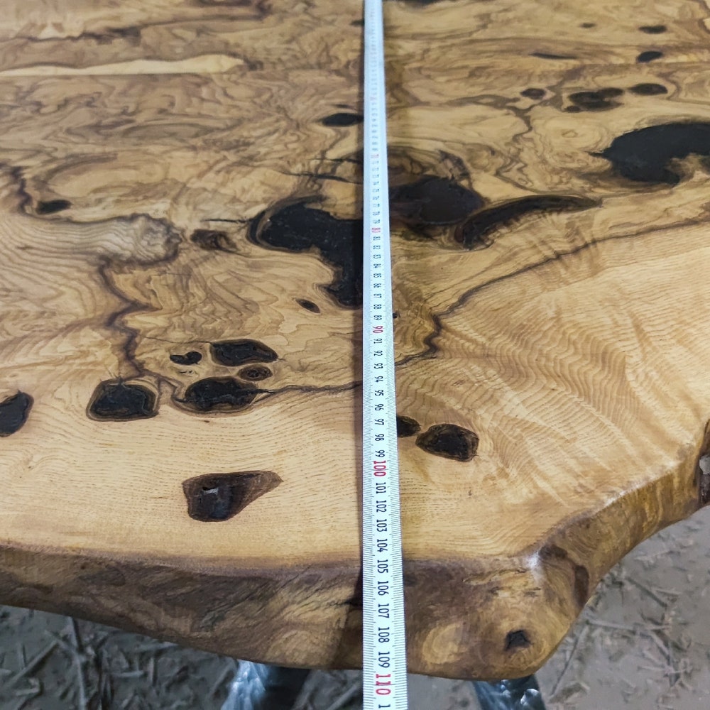 Live edge end table Handmade Coffee Table Round Coffee Table Coffee Table Rustic, Live Edge Coffee Table Dragon Wood Exotic Wood Slab Table - Image 9