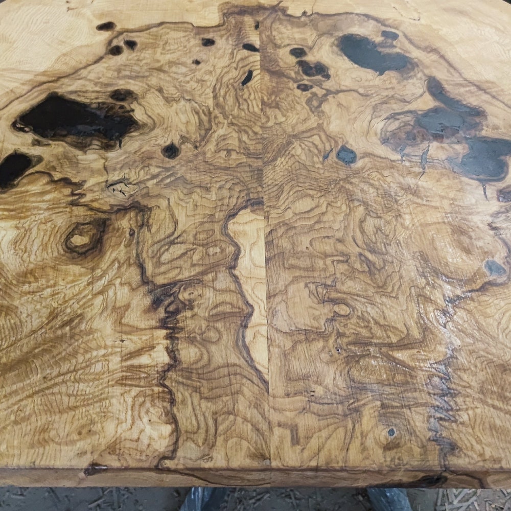 Live edge end table Handmade Coffee Table Round Coffee Table Coffee Table Rustic, Live Edge Coffee Table Dragon Wood Exotic Wood Slab Table - Image 4