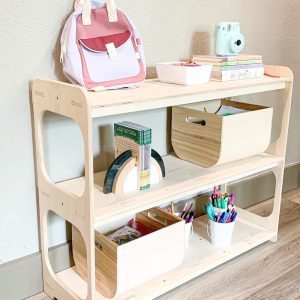 Montessori Toy shelf Toddler Open Sided Toy Shelf Montessori Wooden Furniture Wooden Toyshelf Toy Storage Toy Display RILEY *36" wide*