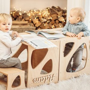 Christmas gift for 1 year old - Montessori Kitchen Tower - Convertible Learning helper - Personalize toddler chair - Montessori furniture