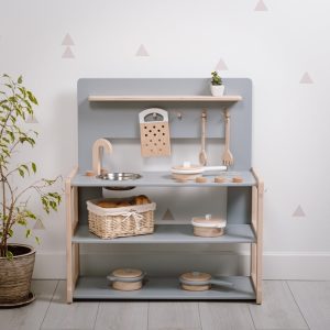 PLAY KITCHEN Type A1 SET, Kids Pretend Play, Montessori Wooden Kitchen Toys For Girls, Pretend Play, Baby registry item