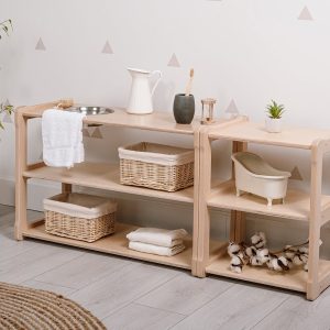 Child Montessori washbasin toddler Waschtisch kind Type A+ Plus combined with a SMALL shelf  Gift for kids