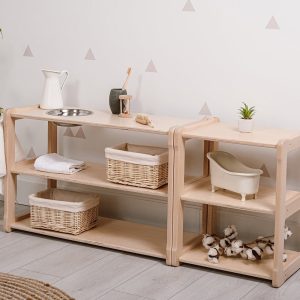 Child Montessori washbasin toddler Waschtisch kind Type B+ Plus combined with a SMALL shelf  Gift for kids