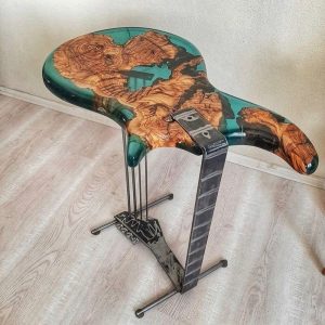 il_1000x1000.3586949403_lwtl.jpg Coffee/Side/End/Guitar Table Wood Raund/Epoxy Resin Live Edge Rustic Unique River custom reclaimed luxury Wooden slab kitchen/sehpa table