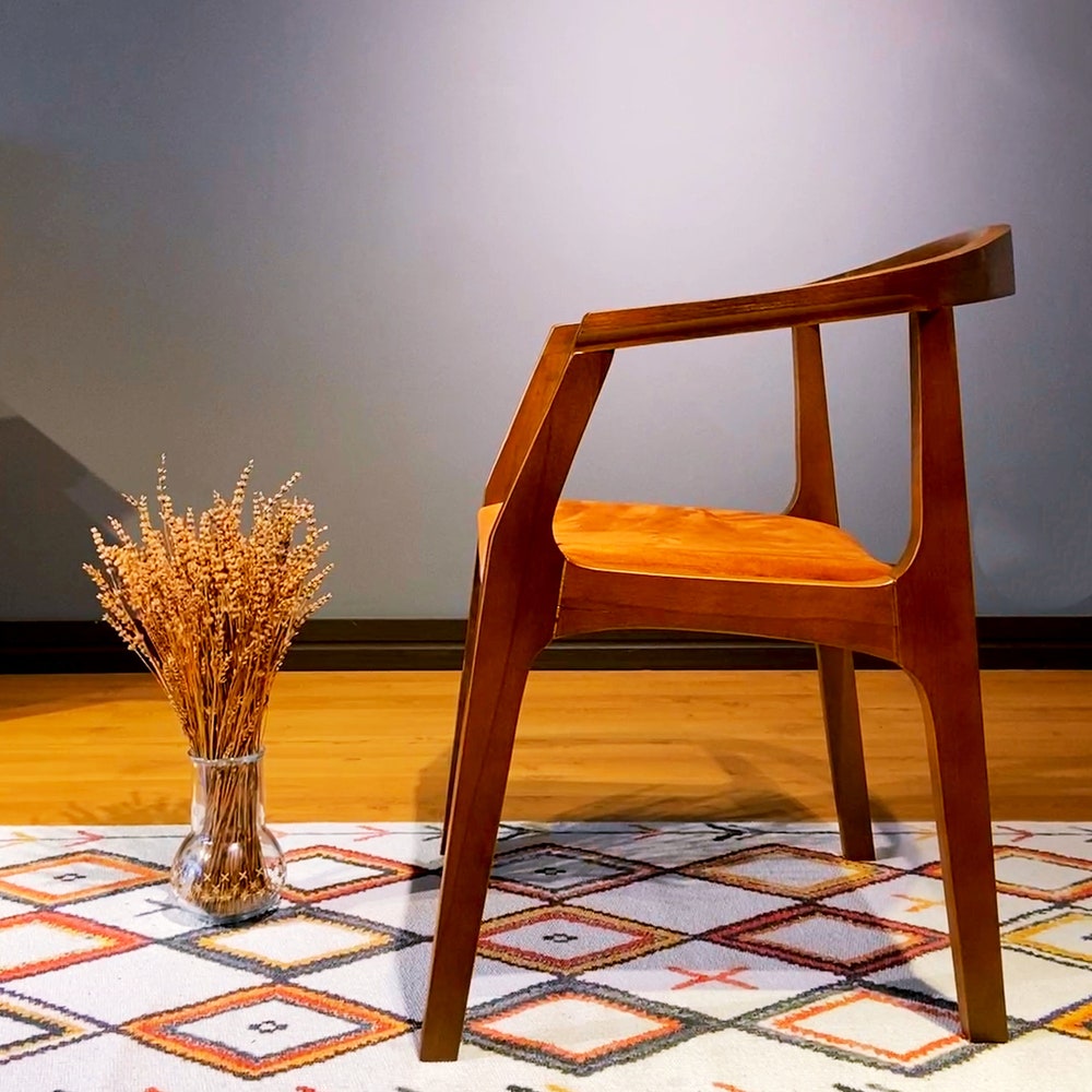 Mid Century Modern Dining Chair Dining Room Chair Office Chair Industrial Chair Wooden Dining Chair MCM Chair Mid Century Dining Chair - Image 3