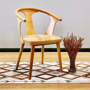 Wishbone Style Wooden Dining Chairs Modern Arm Chair Desk Chair Side Chair Custom Finish