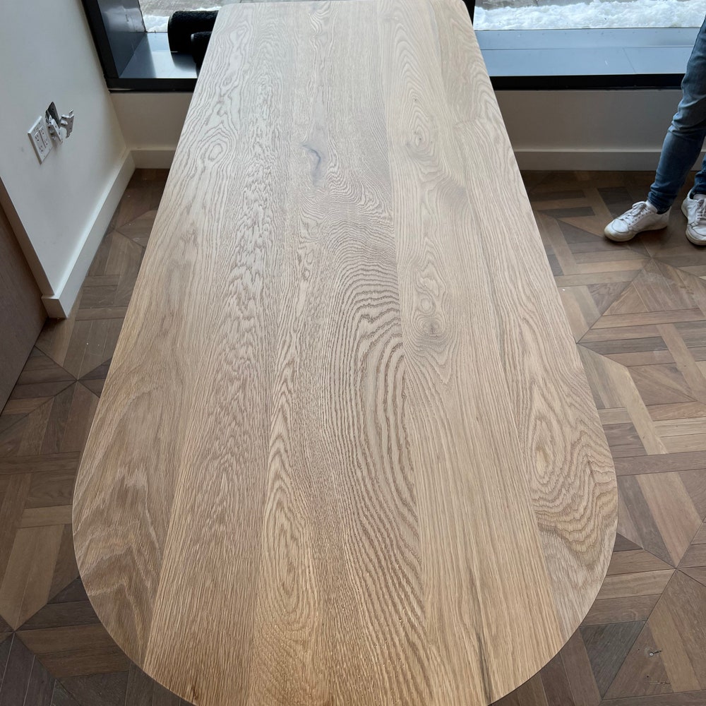 White Oak Dining Table - Image 4