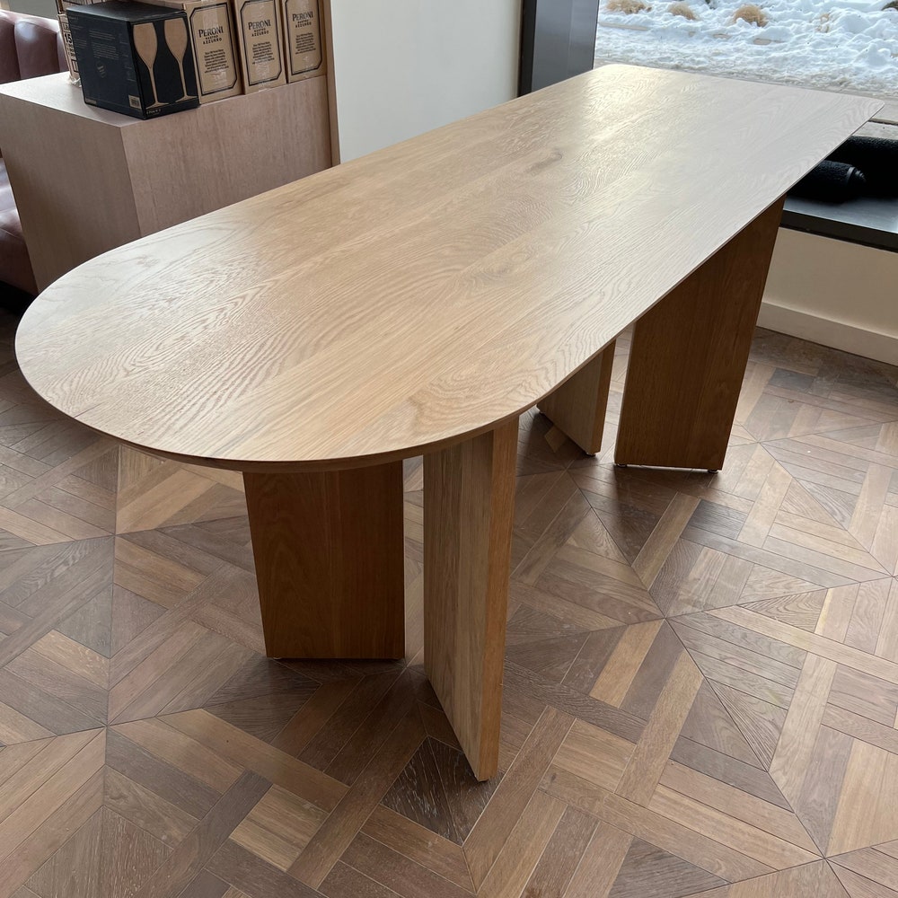 White Oak Dining Table - Image 7