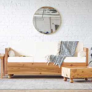 The Settler Sofa - American Made Couch - Handcrafted Cushion Comfort