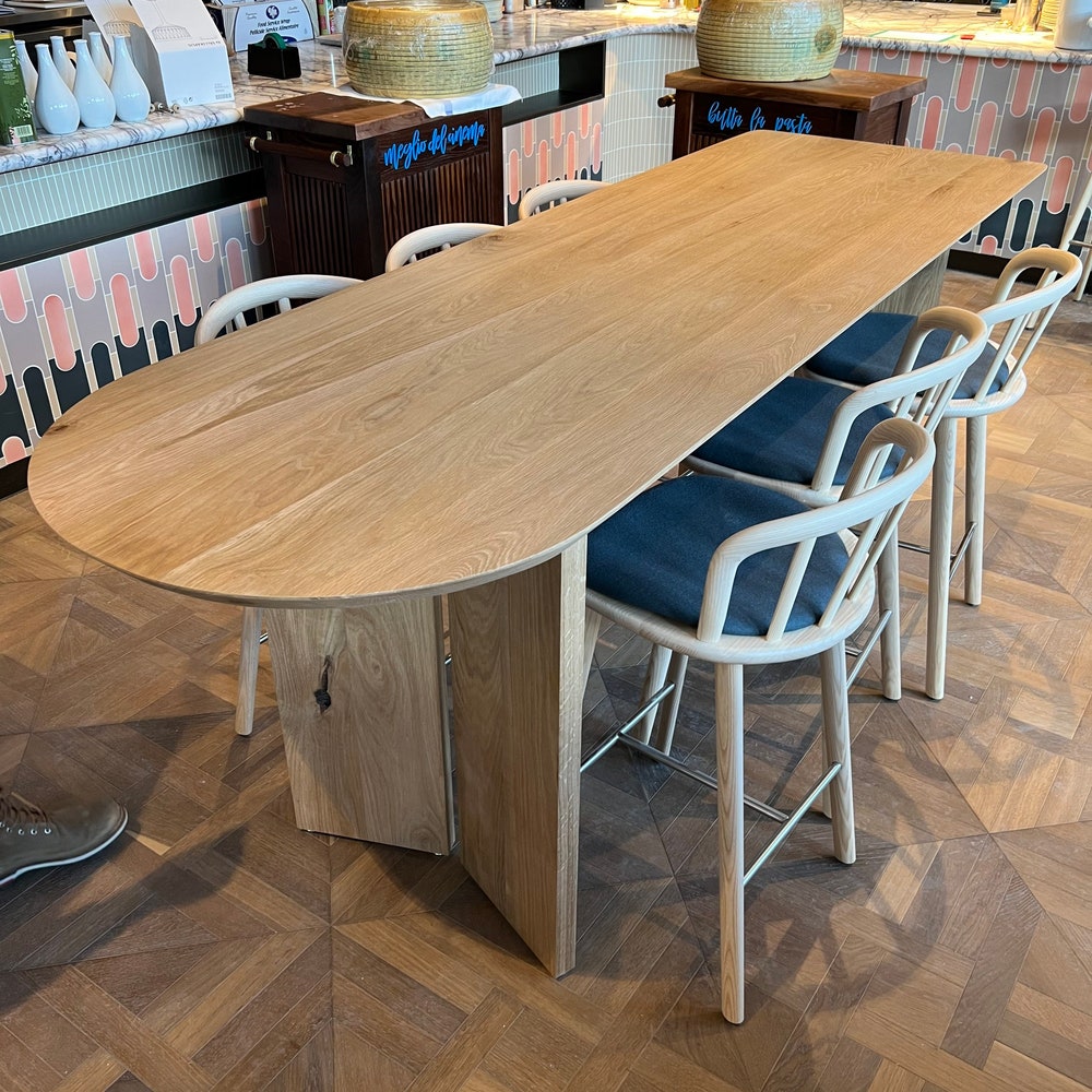 White Oak Dining Table - Image 10