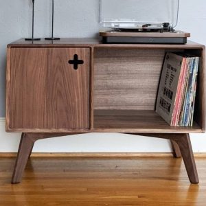 CREDENZA PLUS - 35" Walnut Console, Modern sideboard, Mid Century Buffet