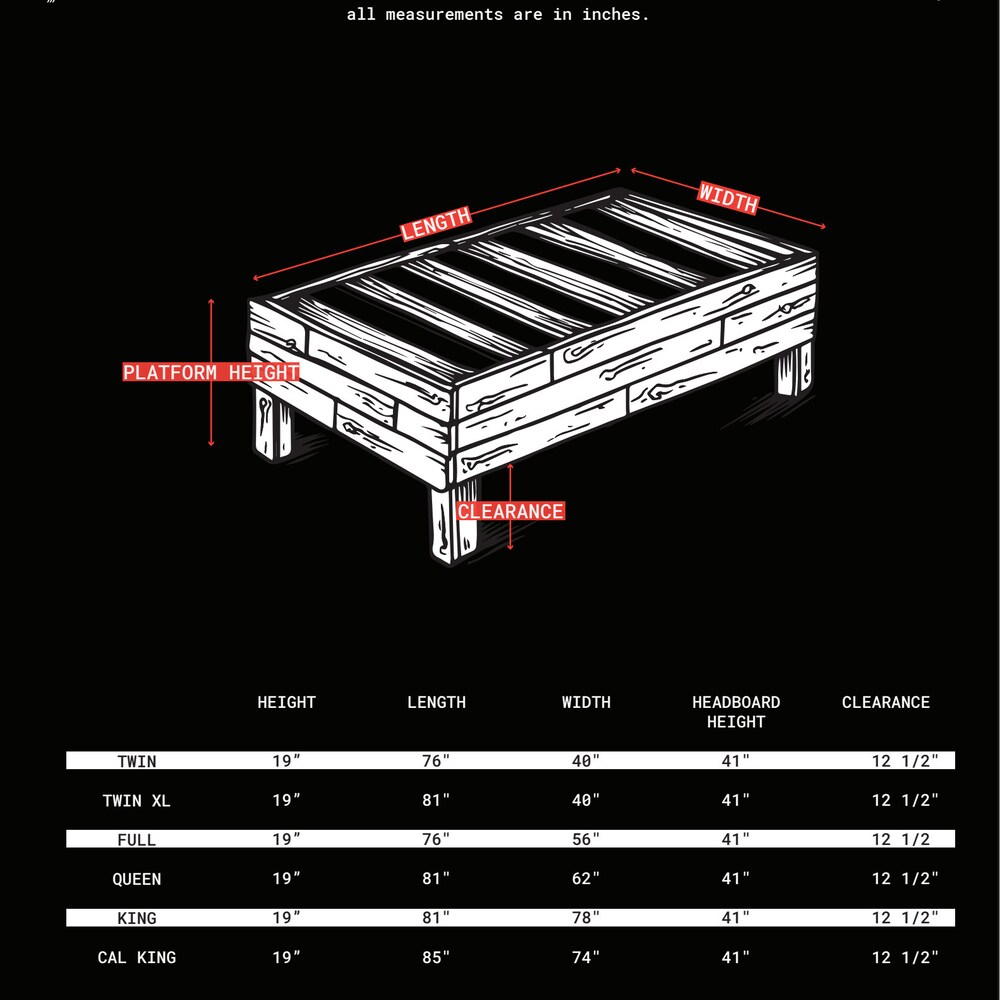 The Carolina Bed - Platform Bed and Headboard - Natural Solid Wood - Rustic Modern - Mid Century - Farmhouse - Organic - Handmade in USA - Image 10