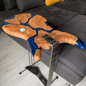 il_1000x1000.3793821572_hksk.jpg Coffee/Side/End/Guitar Table Wood Raund/Epoxy Resin Live Edge Rustic Unique River custom reclaimed luxury Wooden slab kitchen/sehpa table