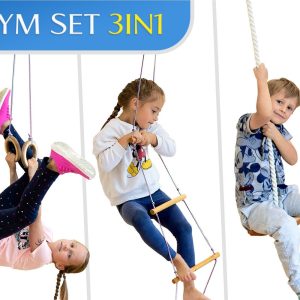 Goodevas Jungle Gyms Kids Set - Montessori Play Gym | Best Gift for Kids From 3-12 Years | Montessori Activities