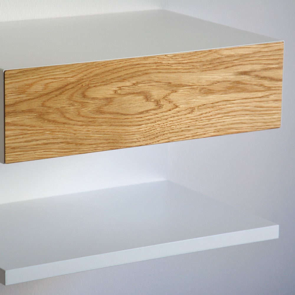 Floating nightstand with OAK drawer and an extra shelf - Image 4