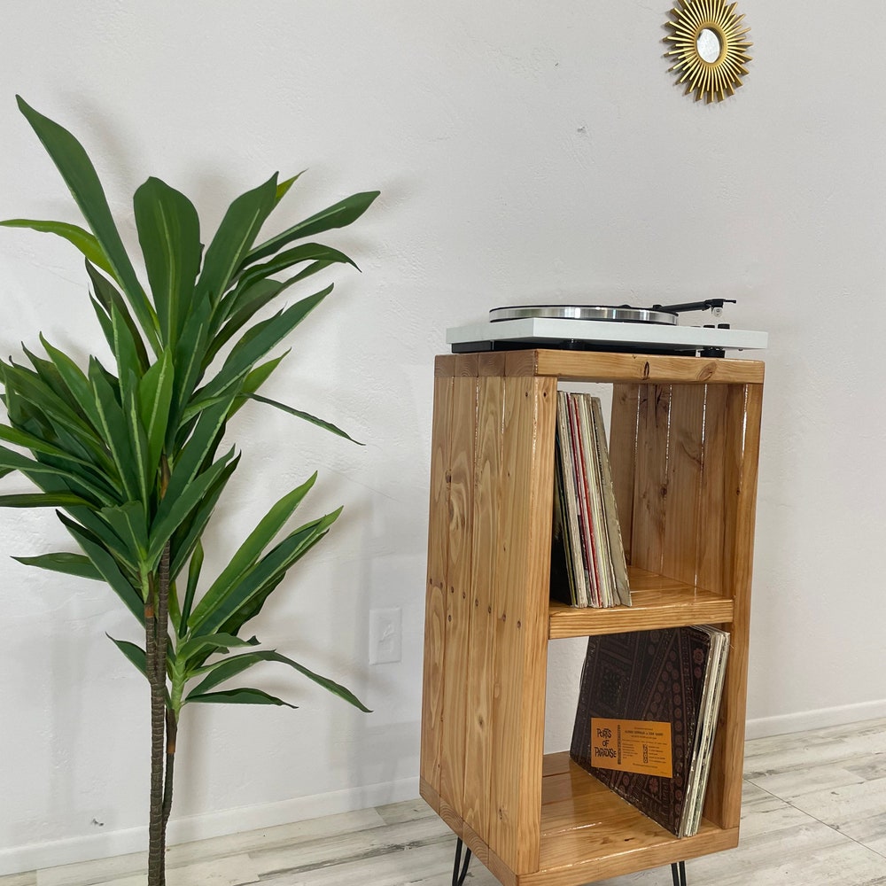 Holder for Vinyl Records Album Storage Record Turntable Shelf Lp Vinyl Record Storage Cabinet Customizable for New Vinyl Collectors - Image 6