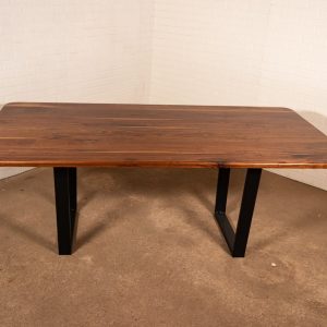Black Walnut Dining Table, Dining Room Table, Walnut Dining Table for a Modern Kitchen or Dining Room, Customizable Wood Dining Table